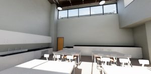 New art classrooms feature more natural light and added space for students. 
