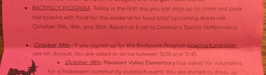 The+student+council+is+participating+in+bowling+event+to+help+fundraise+for+food+to+put+in+the+backpacks+for+the+backpack+program.