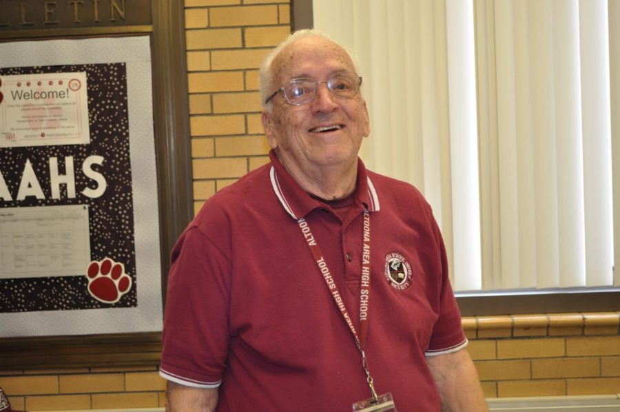 Security greeter Chuck Amerine was interviewed last year as part of the Echo in the Halls series.  He was asked what fictional character he would choose to be.  “If I could be any character I wanted to be, I would be Robin Hood because he was always outside and even if he stole, he stole from the rich and gave to the poor and made everyone happy as he could,” greeter Chuck Amerine said.