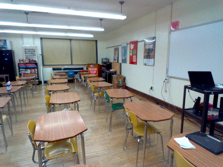 This is a current social studies classroom.