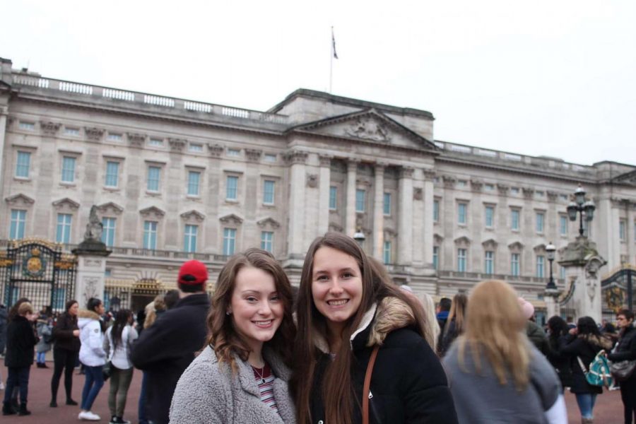 Buckingham Palace!
Kovach and Stanley pose in front of the Buckingham Palace. This is one of many attractions they visited in London, England.