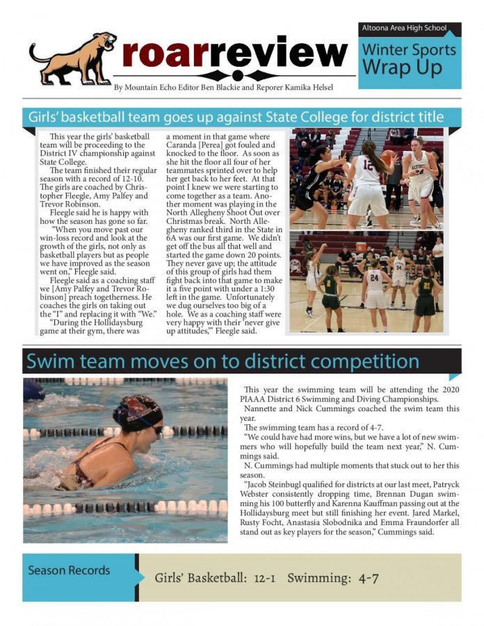 Winter sports wrap up