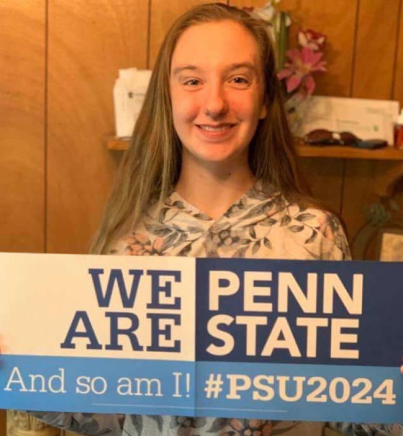 Jazzmine McCauley is a senior this year and will be going to Penn State Altoona. 