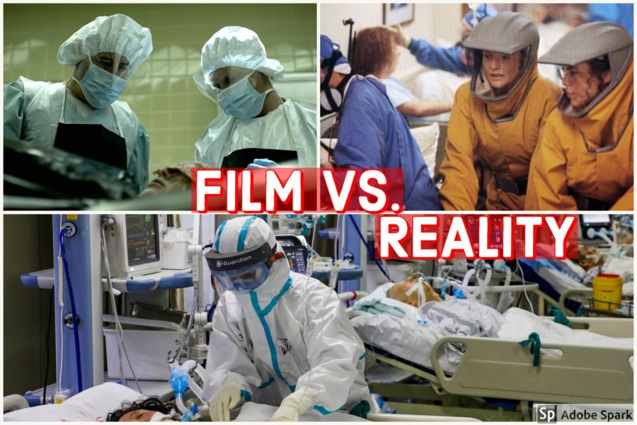 Recently%2C+movies+such+as+Outbreak+and+Contagion+have+become+popular+again+due+to+their+relevance+to+todays+pandemic.+The+film+Outbreak+was+released+in+1995+and+Contagion+came+out+years+later+in+2011.+Graphic+design+made+with+Adobe+Spark.