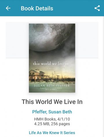 "This World We Live In" is available on Cloud Library. A library card is needed to sign in.