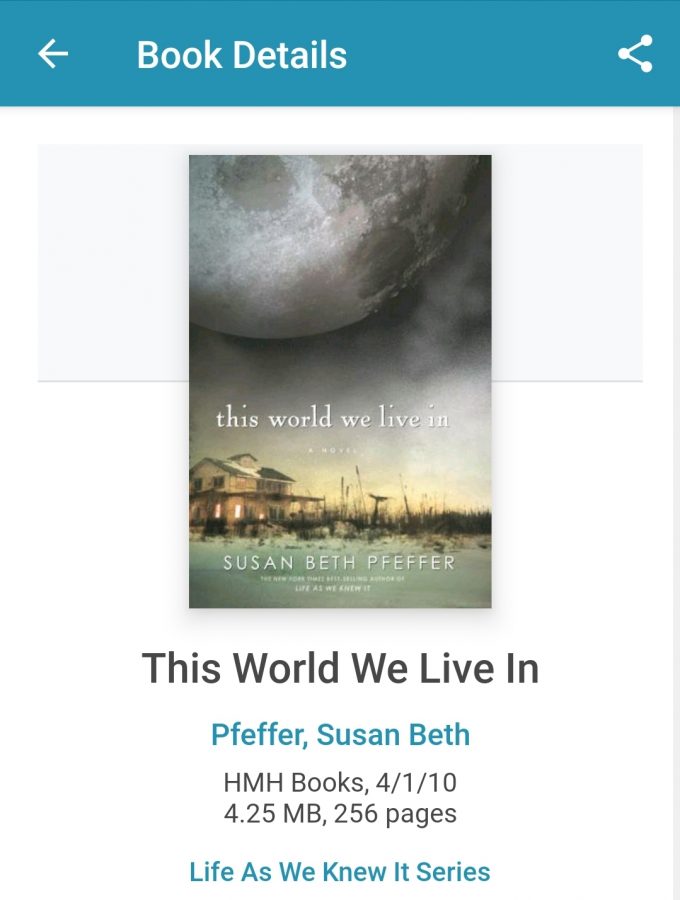 This World We Live In is available on Cloud Library. A library card is needed to sign in.