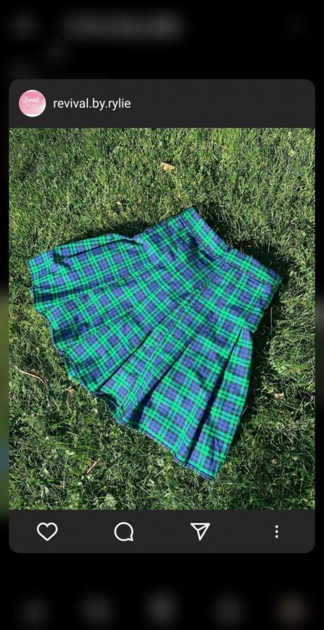 Whitaker sewed this skirt herself and is selling it for $26 on her Etsy store. 