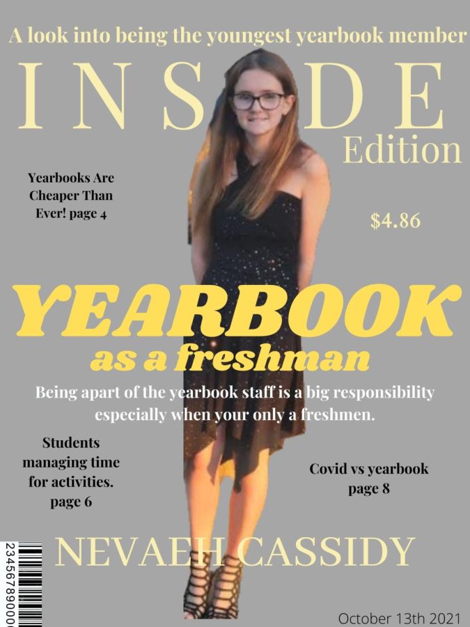Freshman Cassidy takes on yearbook 