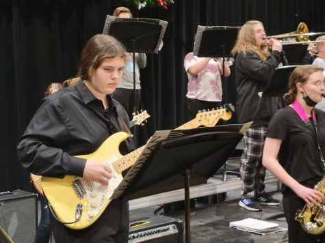 Jazz musicians performed for holiday concerts and select musicians will now participate in District Jazz Jan 20 and 21.  