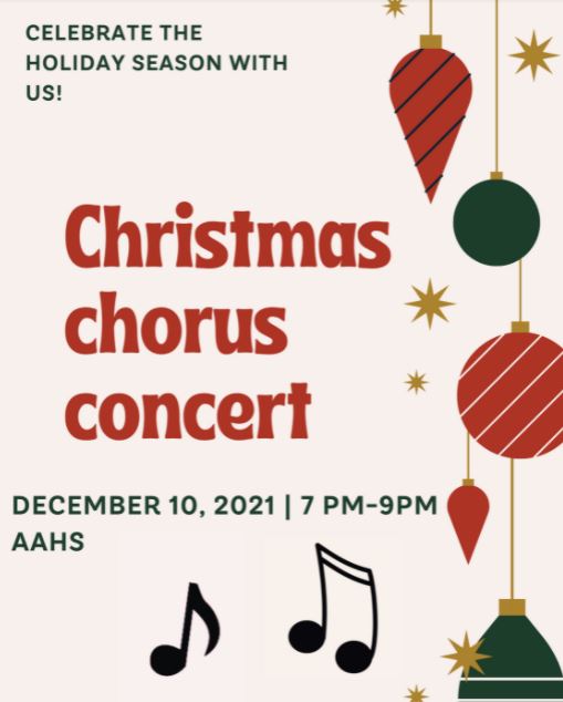 Chorus concert scheduled for Dec. 10