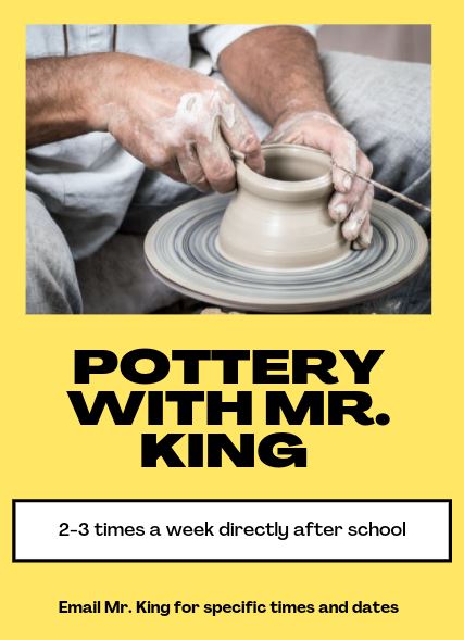 After school pottery with King resumes