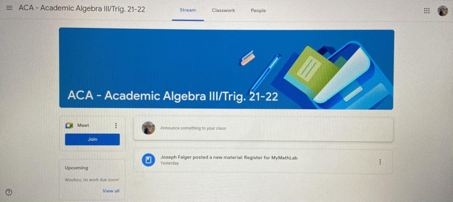 Juniors are offered to take a semester of trigonometry. The class is a cyber course and will begin on Jan. 24.  