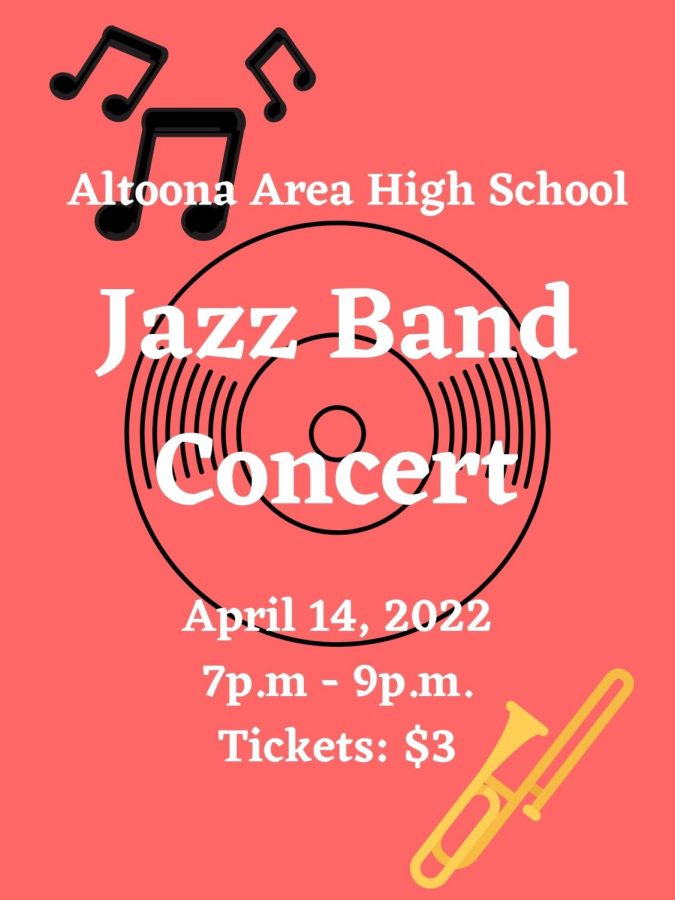 The jazz band will be performing at a concert on April 14. 