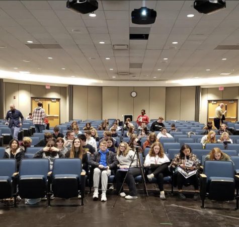 Class trip On Nov. 17 Foreign Language Club and Astronomy Club students listen to keynote speakers that relate to their clubs. They traveled to Juniata College after school and enjoyed food in their dining hall that night.   