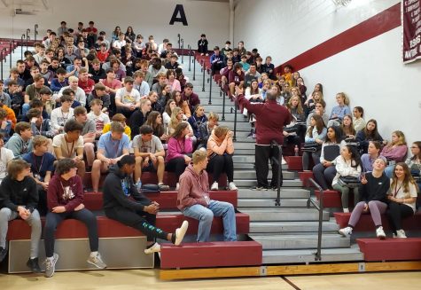 On March 21, a meeting to discuss upcoming spring sports took place. Phil Riccio spoke to upcoming spring athletes about the start of the new season. 