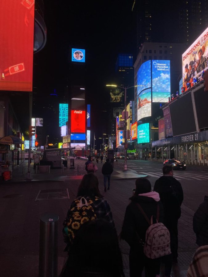 On March 16, 2023, students visited Time Square as an activity for their New York trip. There were a variety of activities students could partake in. 