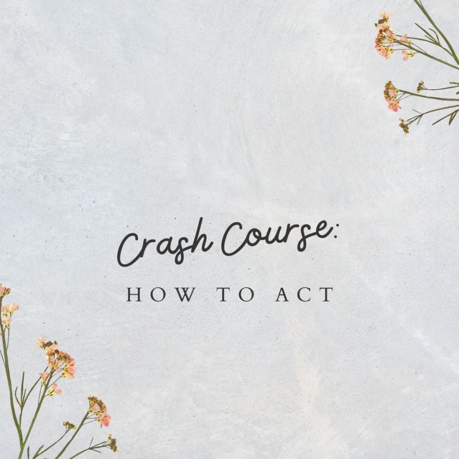 A crash course on how to act