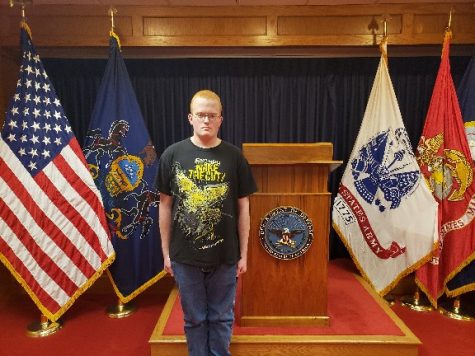 Senior Trevor Wolfe plans to join the army after high school.