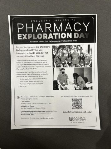 Flyers. Flyers are available for students to pick up looking for more information. Students will attend one day only.