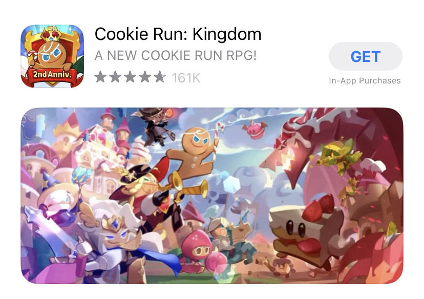 Cookie Run: Kingdom is available in the app store. 