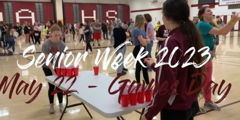 Navigation to Story: Seniors participate in Games Day during Senior Week 2023