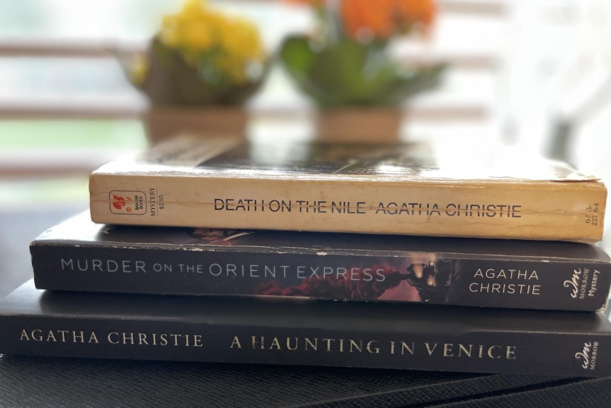 Death on the Nile, Murder on the Orient Express, and A Haunting in Venice by Agatha Christie form the basis of their respective movies. Murder on the Orient Express was originally published in 1934, with the others released not long after. 