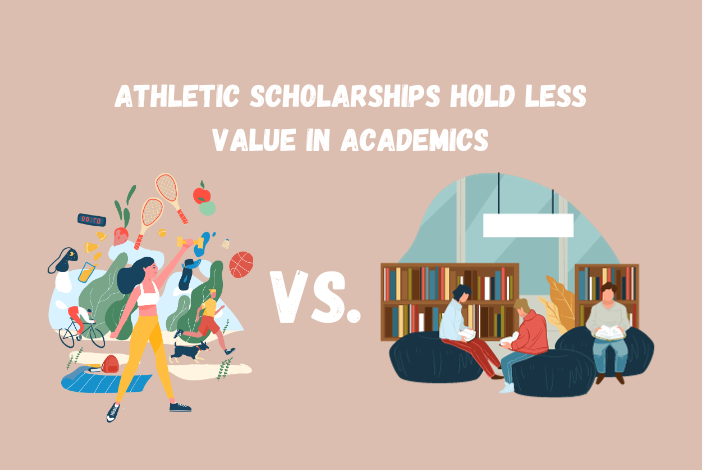 Athletic scholarships hold less value in academics