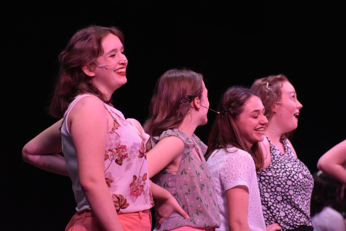 Senior Ava Rokosky performs at the student preview of the spring musical last year. 