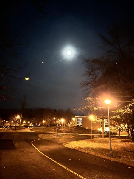 Moonlit walks. On Christmas night, nothing is better  than a walk at the campus, with the moon shining up above. 