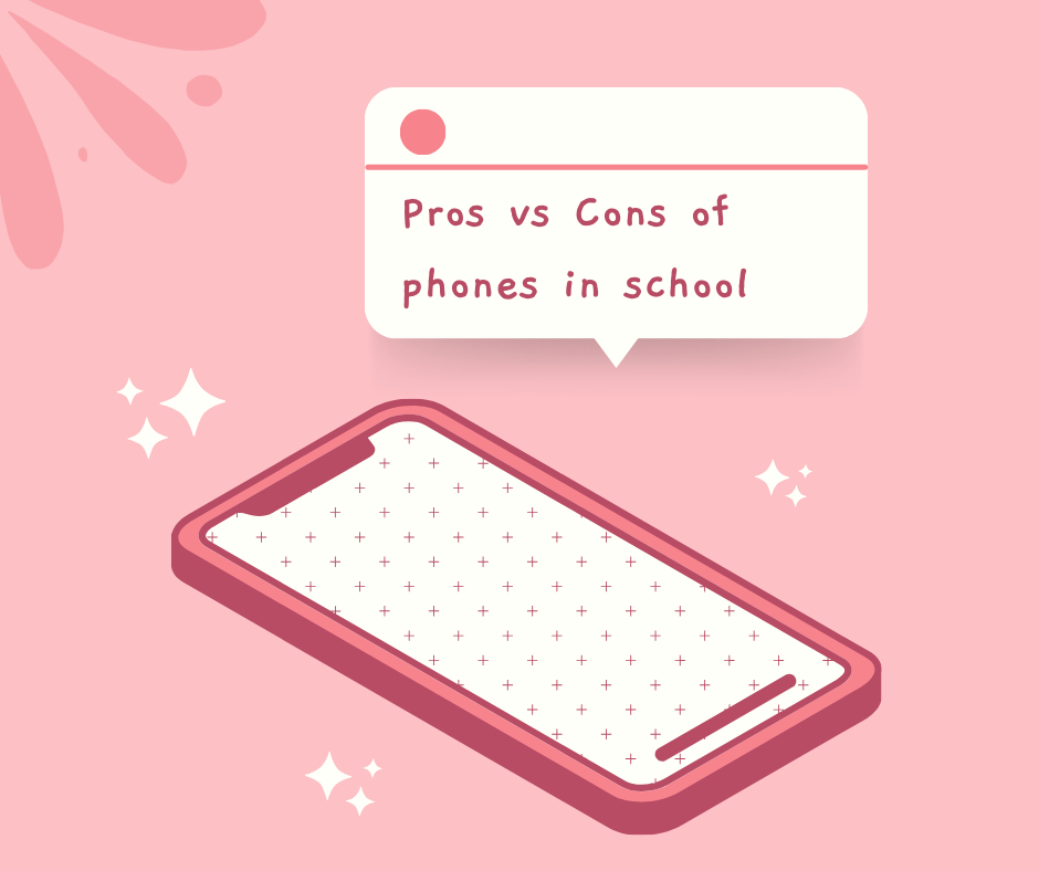 Matters of opinion. Madison Aboud and Emmalee Martyak discuss the pros and cons of being allowed phones in school. 