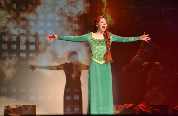 This is how a dream comes true. Abigail Burchfield plays Fiona in Shrek Jr. 