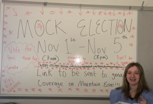 Youth and Government Club will sponsor a mock election starting Nov. 1.  