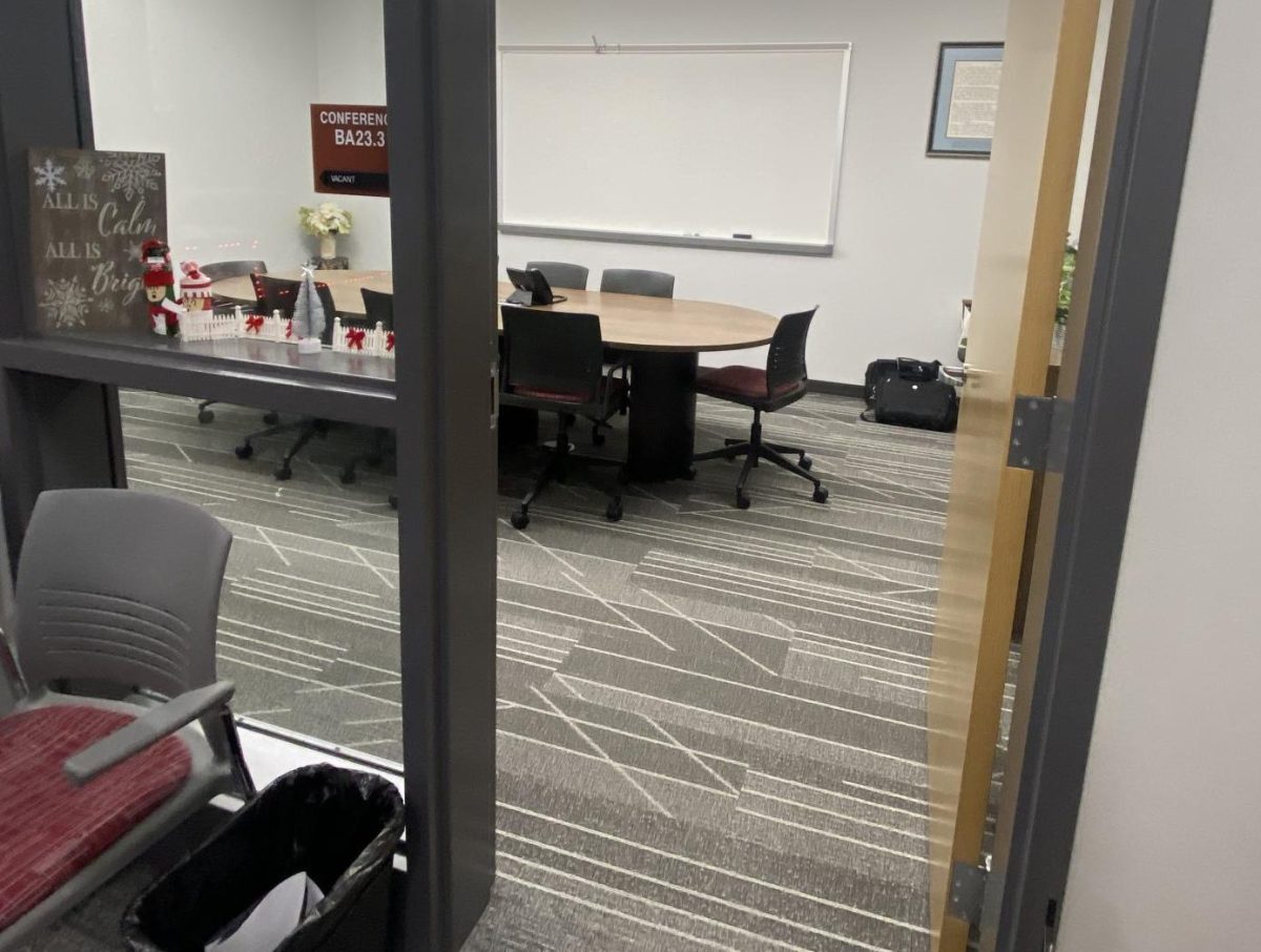 Meting Space. One of the many conference rooms used for suspected students. Tenth grade principal Erik Dambeck's conference room is used to meet privately with students. 
