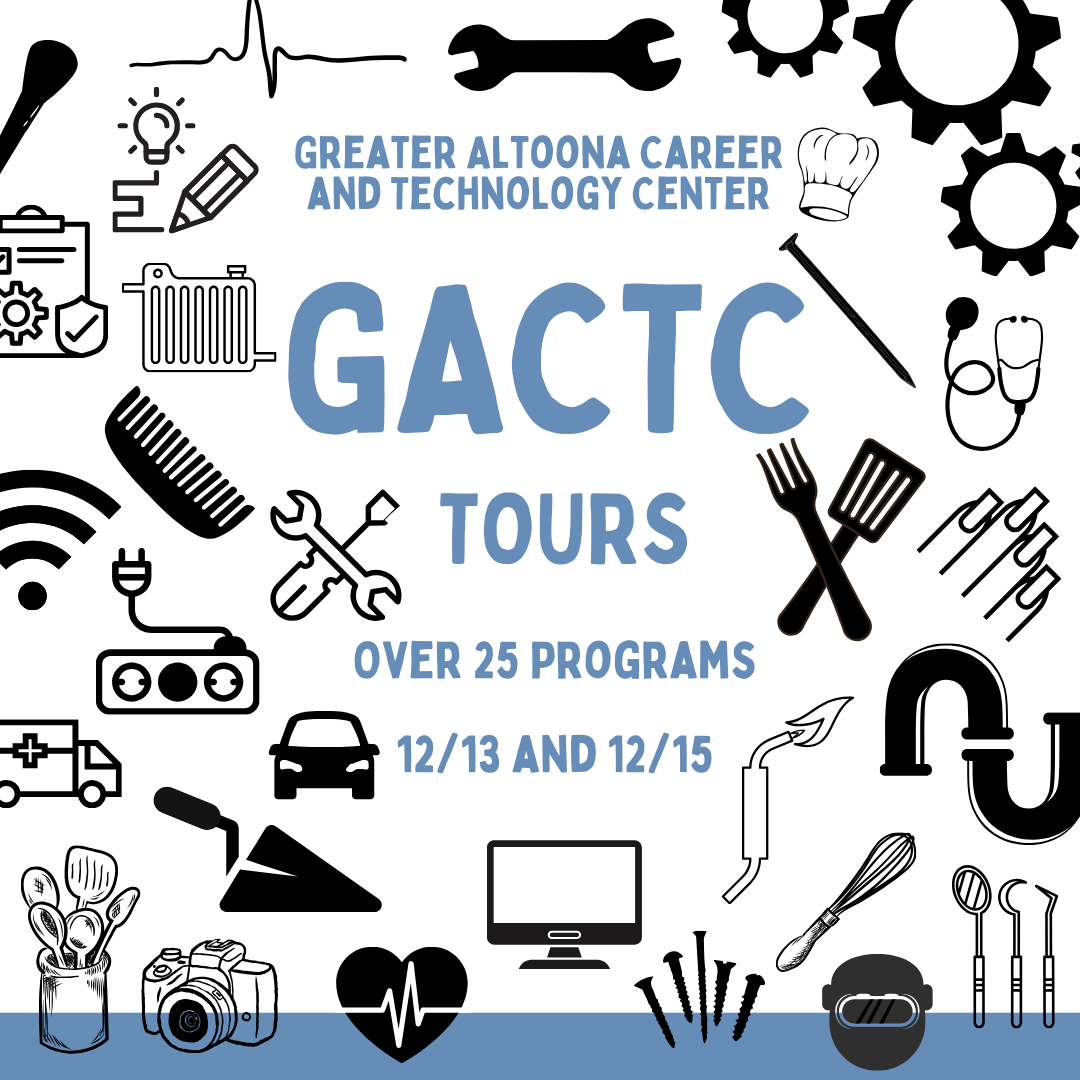 The GACTC tours will be offered to freshman on Dec. 13 and Dec. 15. They will tour the programs offered there. 