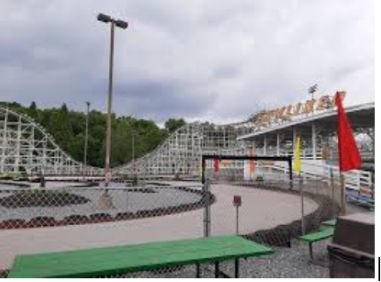 Lakemont Park's rides are closed. The park contains the oldest roller coaster in United States. 