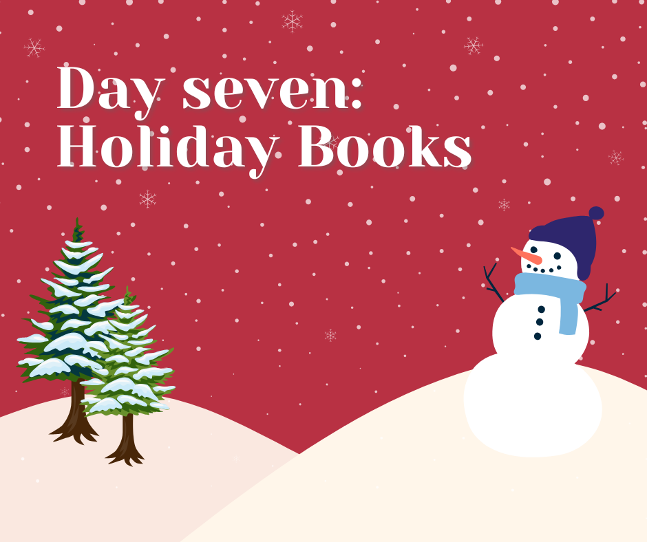 Books can be an excellent way to get into the holiday spirit. Books can be found not only in book stores, but can also be borrowed from libraries. 