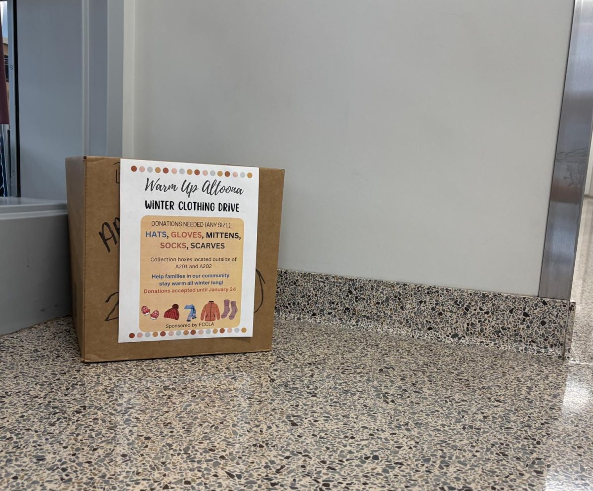 Donations can be left inside of the box outside of Trumpbour's room. 