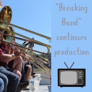 Continuing on. "Breaking Band" production will continue on even with a cast member going cyber. (Made with Canva.) 