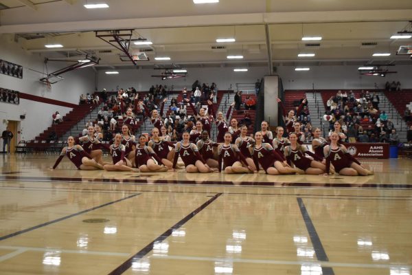 The Lioneers team bring their enegry during their half time show. The girls spend countless amount of time practicing.