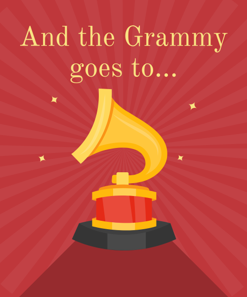 And the Grammy goes to... The Grammys, held Feb. 2, awarded artists in 94 total categories. 