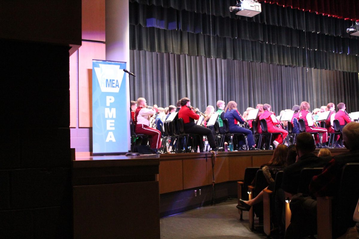Bold band. Schools from all over Region 3 play together at the concert. This concert started at 7 p.m. 