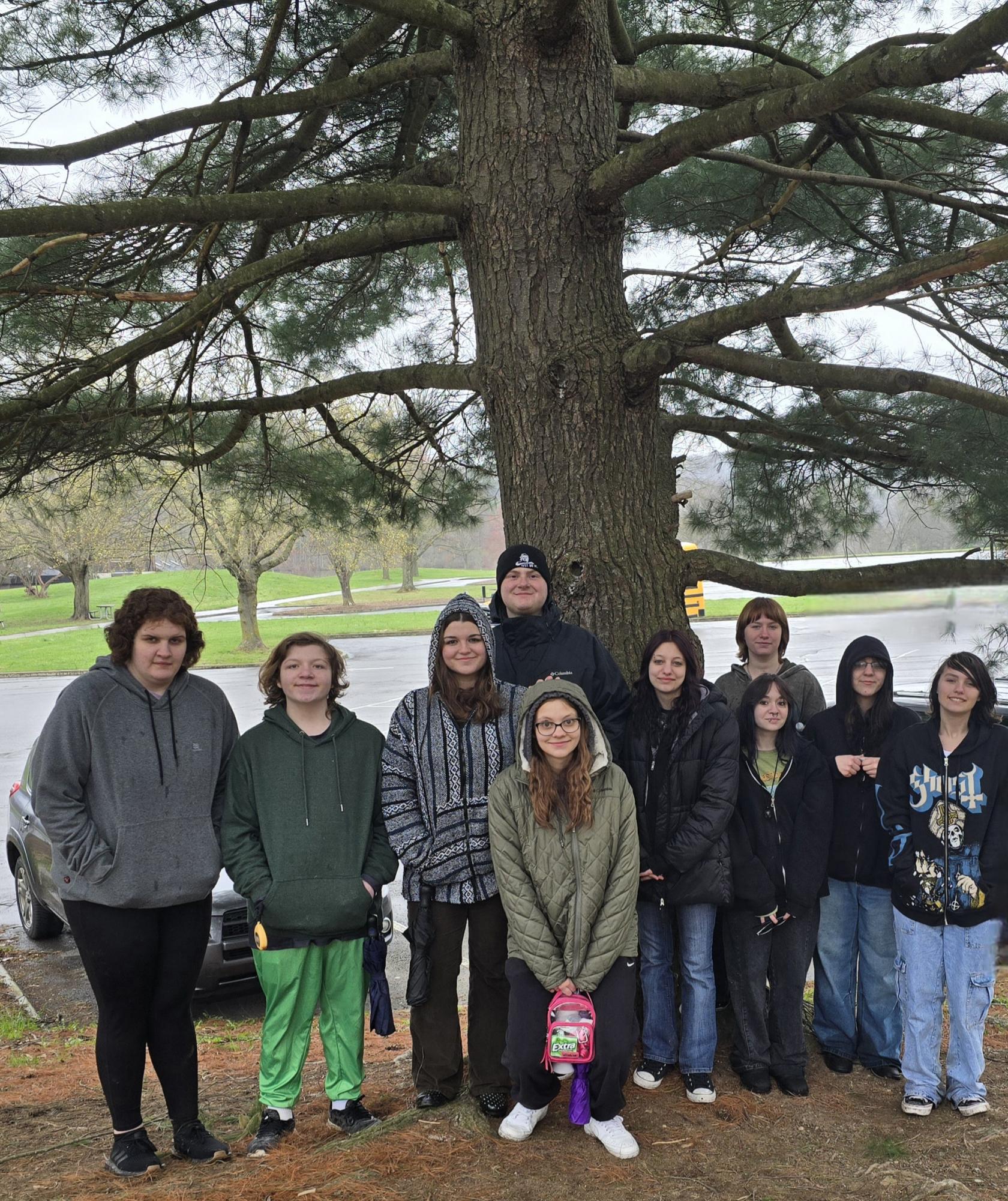"Speak for the trees, for the trees have no tongues." Following the sentiment expressed in "The Lorax," ten Earthkeepers club members stepped out into the natural world of Canoe Creek State Park on April 10 for the Envirothon competition.  "There were people there from the state organizations," Condo said. "You had wardens from the Pennsylvania Game Commission. You had the Pennsylvania Fish and Boat Commission. You had Pennsylvania Association of Conservation Districts [members] focused on soil and, of course, people from the Blair County Conservation District." (Courtesy of Maryssa Brandt) 