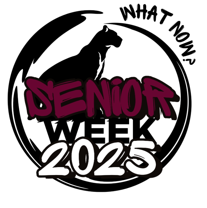 Senior Week. The Senior Week logo displayed. This logo will be seen on the t-shirts available for purchase. (Courtesy of Wanda Vanish)