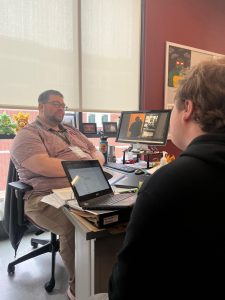 Perspective. Math teacher Daniel Harber is interviewed about his experience doing AAHS March Madness. Harber plans on competing next year and winning the big prize.