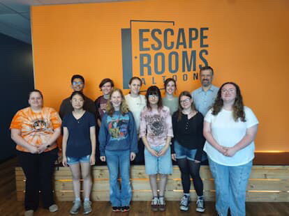 PJAS participants at Escape Altoona.
