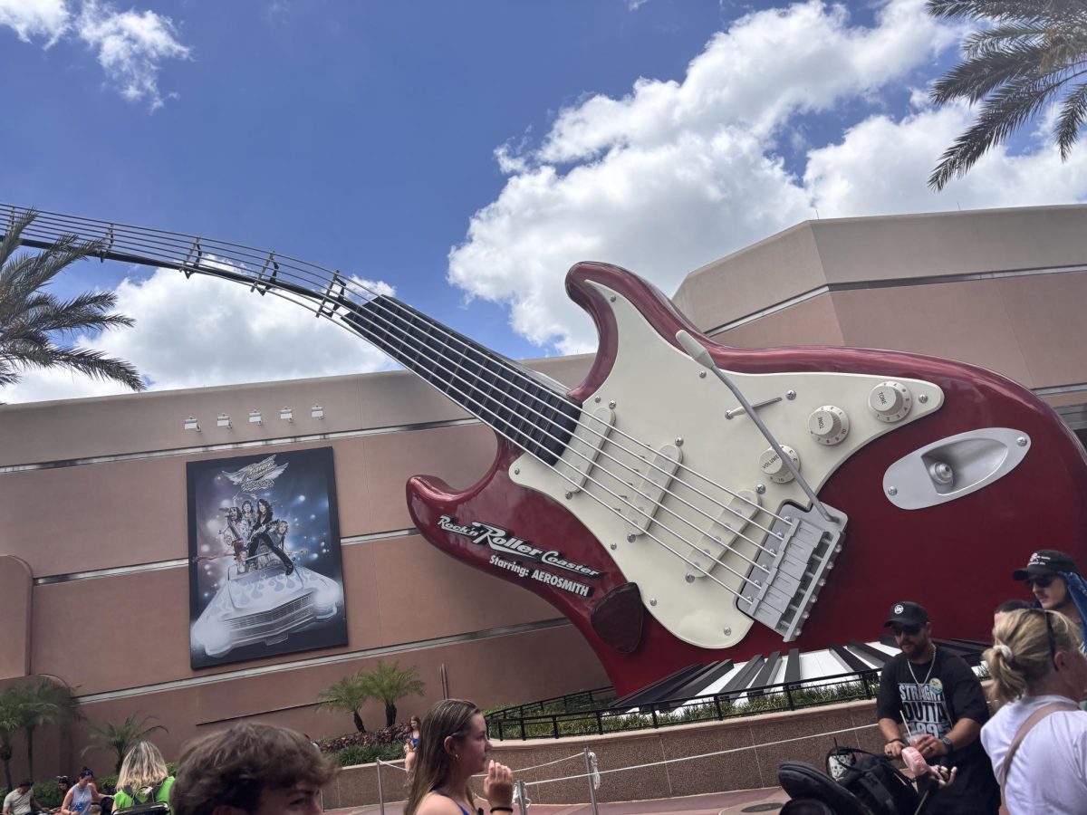 Rockin' Roll. In Hollywood studios, the Rock 'n' Roller Coaster is a fast moving, surprising ride featuring the music of Aerosmith. There are plans for the ride to be redone in the next few years to feature the Muppets. 