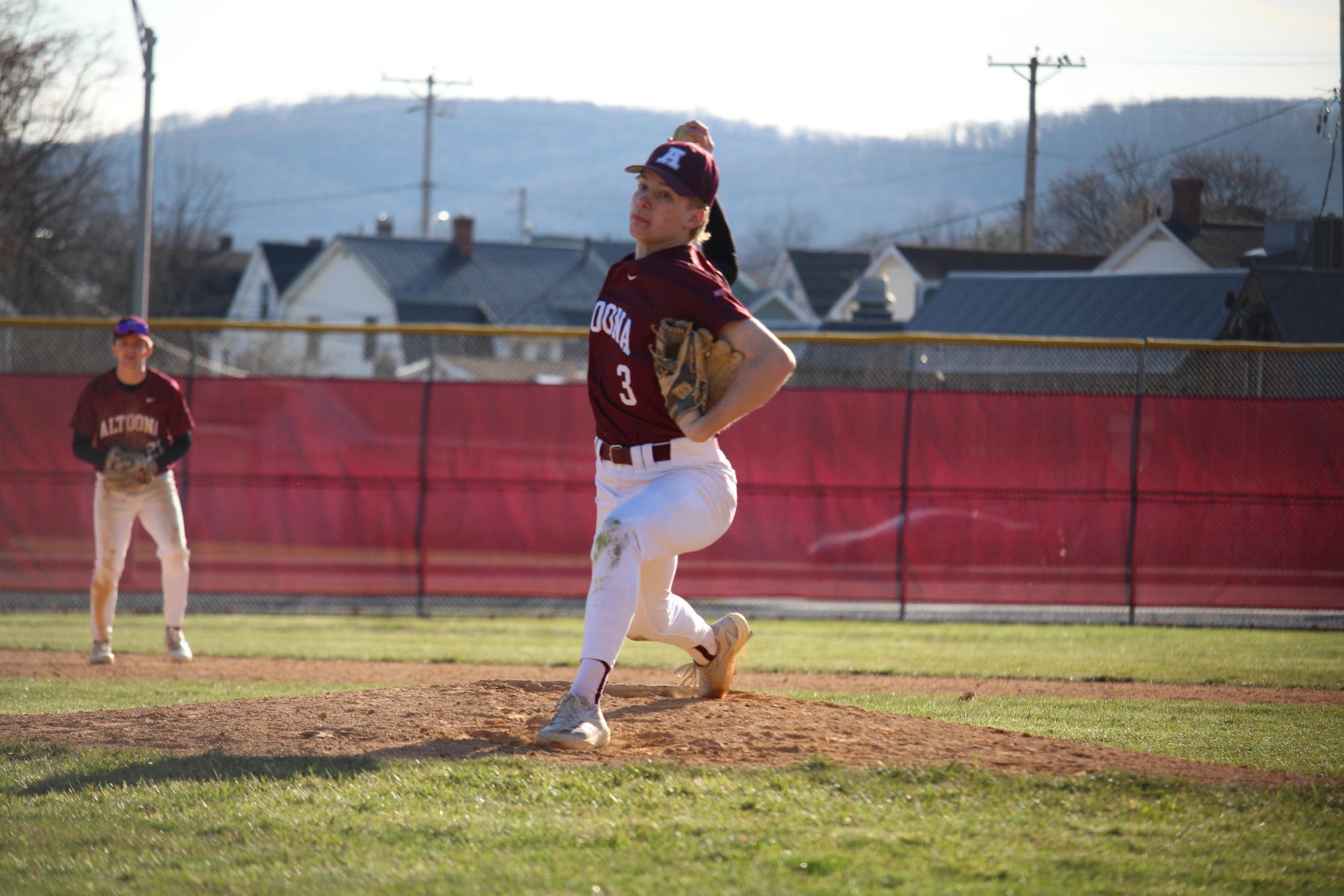 Pitching! Players throw pitches in hopes of getting the batter out. There are many different types of pitches.
