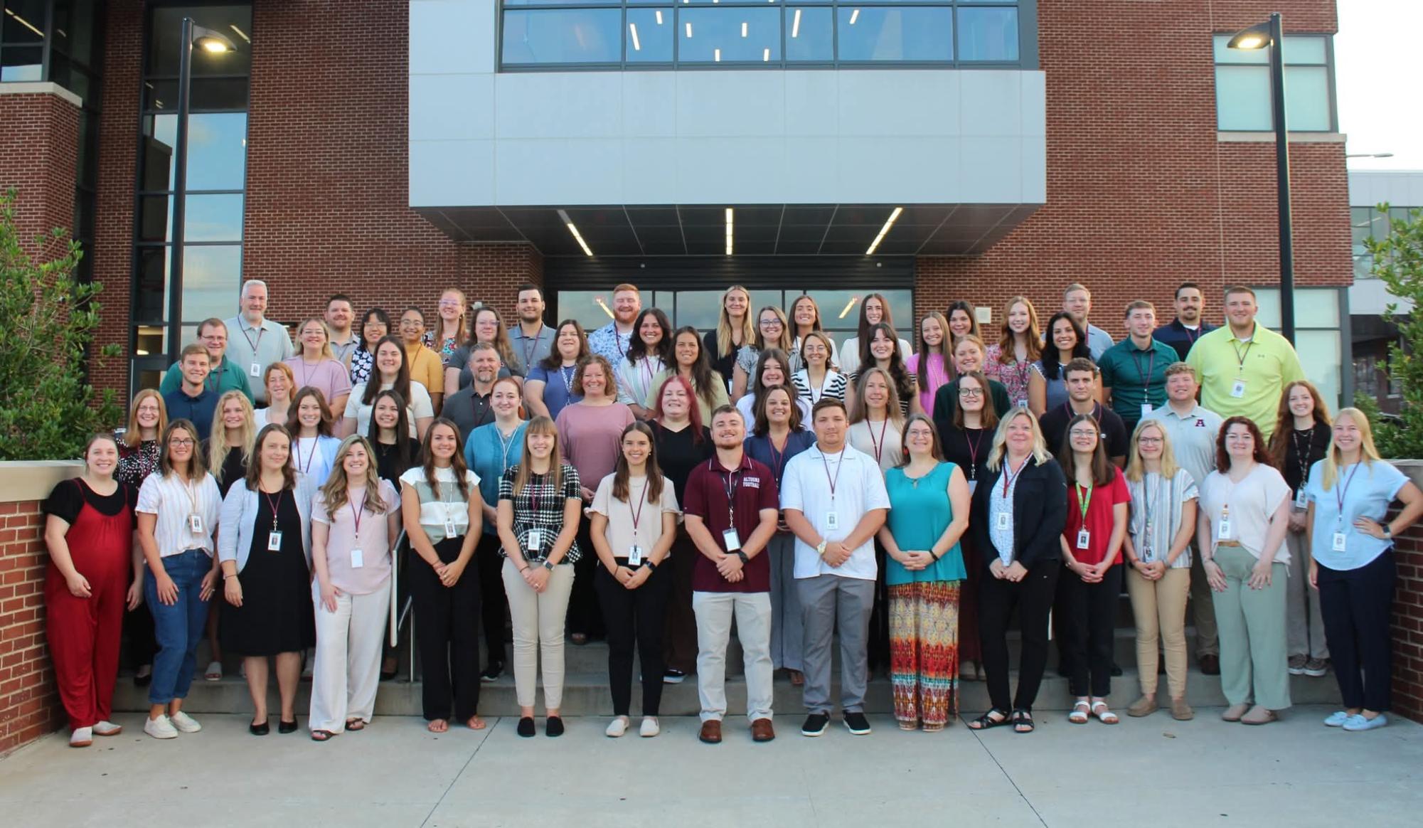 New teachers attend orientation prior to the start of the school year.  Over a two day period, teachers learned about district policies and procedures from a variety of speakers including Assistant Superintendent Haley Fleegle and Business Manager Susan Franks.