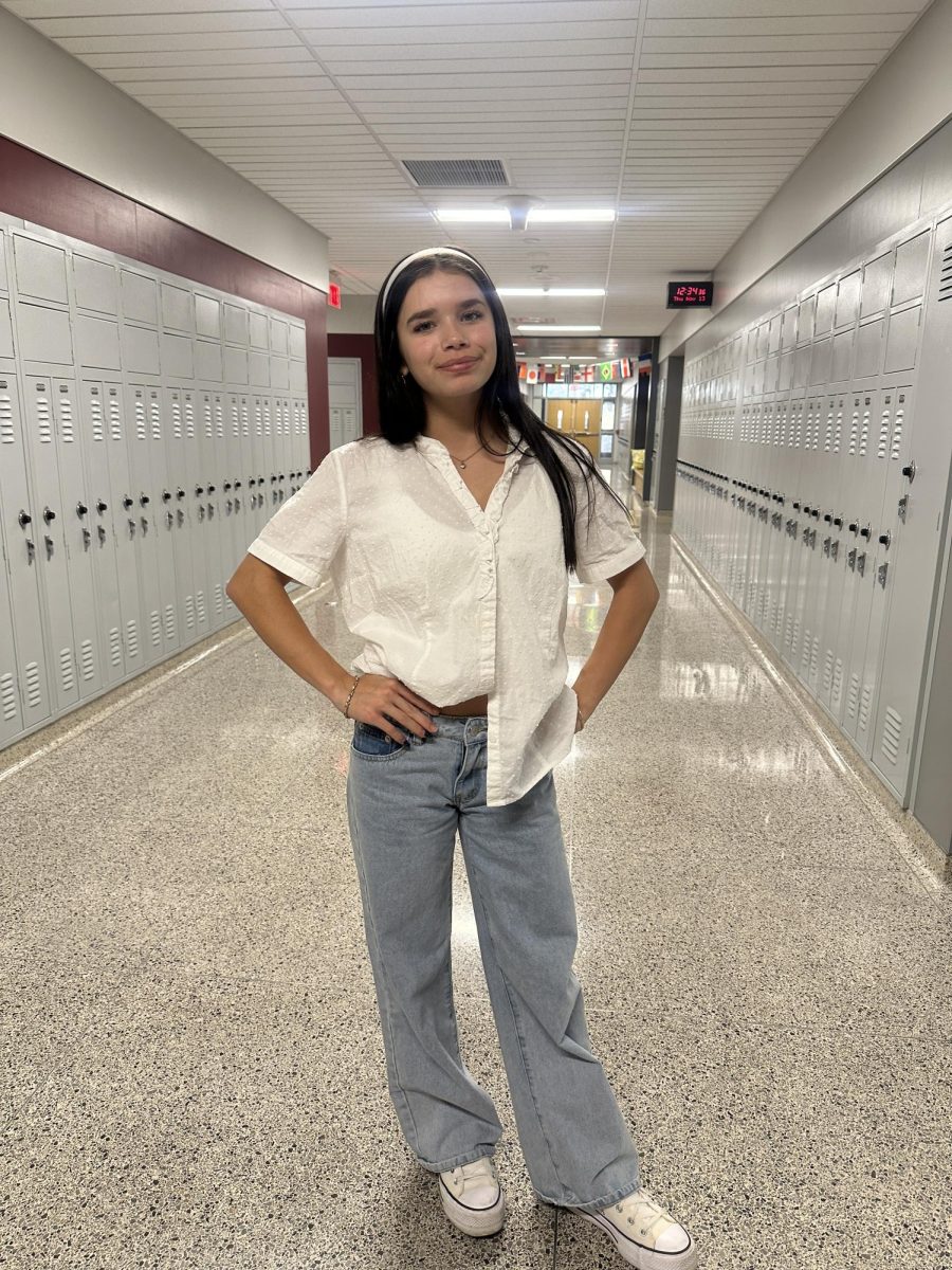 “Simple, cute, and classy.” 
Sophomore Hailey Wall feels comfortable and confident in the outfits she wears. Her favorite places to shop are at Hollister, American Eagle and Aerie. 