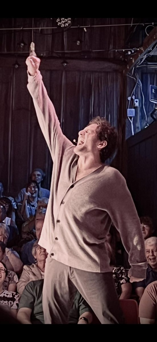 Caleb Marasco captures emotions in his role. Marasco played Pippin in the show Pippin. This is one of the many roles he's held. 